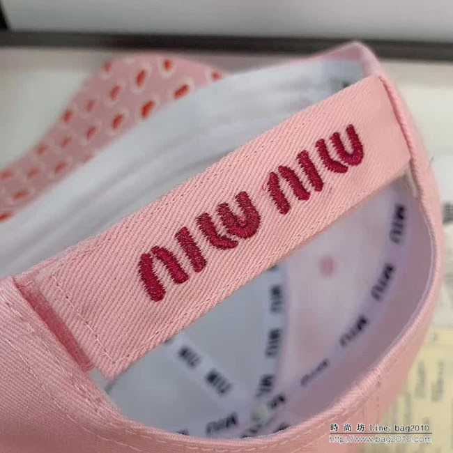 miu miu 爆新款 時尚百搭棒球帽 四季可戴 LLWJ7008